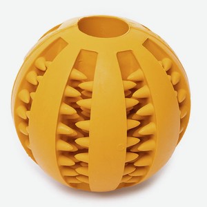 Игрушка для собак резиновая DUVO+  Мяч зубочистик , оранжевый, 7см (Бельгия)