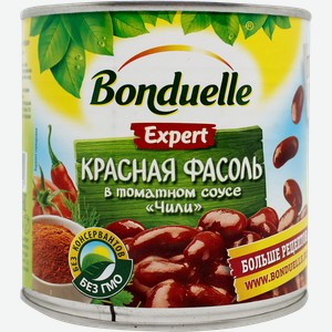 Фасоль красная Бондюэль в соусе чили Бондюэль ж/б, 400 г