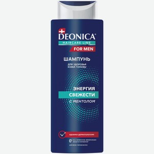 DEONICA FOR MEN Шампунь для волос Энергия свежести, 380 мл