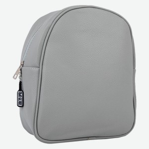 Рюкзак NAZAMOK из искусственной кожи с подвесом, 27х23х10 см, серый (7690799)