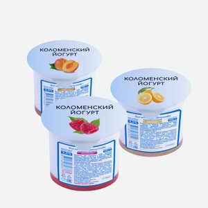 Йогурт термостатный КОЛОМЕНСКИЙ 3% в ассортименте 130гр