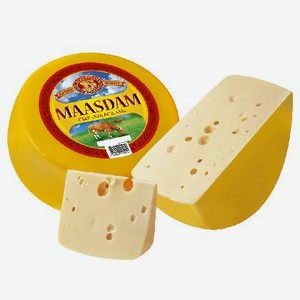 Сыр Маасдам Сыродел 45% 1кг