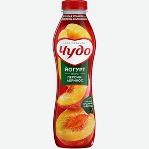 Йогурт питьевой Чудо персик/абрикос 1,9% 680г