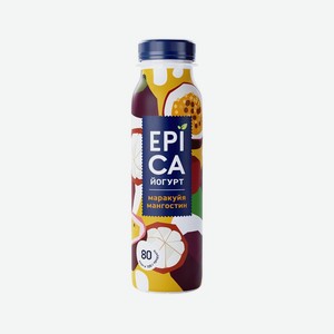 Йогурт питьевой Epica Маракуйя-мангостин 2,5%