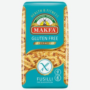 Макароны Makfa Fusilli рис&кукуруза, 300 г