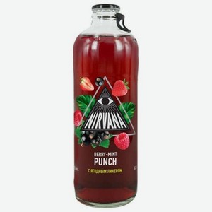 Напиток слабоалкогольный Nirvana Berry-Mint Punch с ягодным ликером, 0.33 л