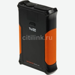 Внешний аккумулятор (Power Bank) TOPON TOP-X38PRO, 38000мAч, черный/оранжевый [103362]