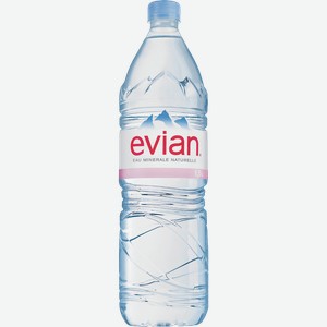 Вода негаз ph 7,2 Эвиан питьевая Данон п/б, 1,5 л