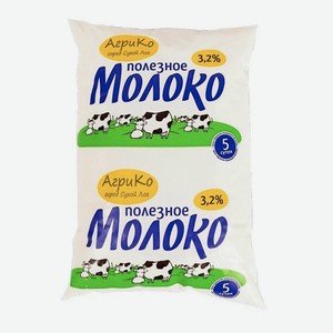 Молоко 3.2%, 0.9л, Агрико (0.925)