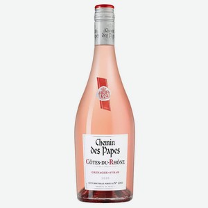 Вино Chemin des Papes Cotes du Rhone Rose, Les Grands Chais de France, 0.75 л.