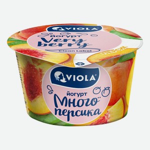 Йогурт Viola с персиком 2,6% БЗМЖ 180 г