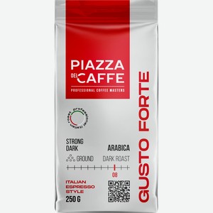 Кофе молотый Piazza Del Caffe Gusto Forte жареный 250г