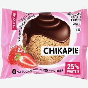 Печенье Chikalab Клубника в шоколаде 60г