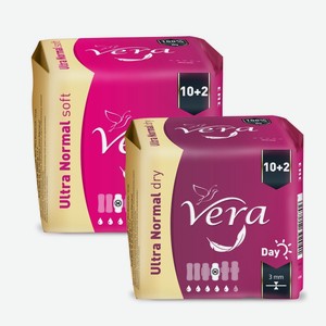 Прокладки «Vera» Ultra Normal, 10+2 шт.