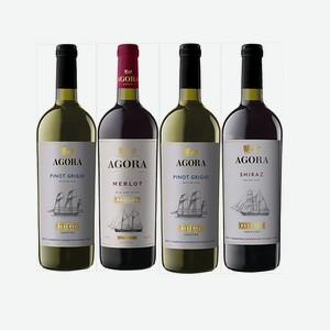 Вино AGORA в ассортименте 12%-13,5% 0,75л