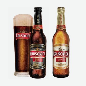 Пиво KRUSOVICE Svetle 4,2% ст/б 0,45л, 4,1% ст/б 0,45л