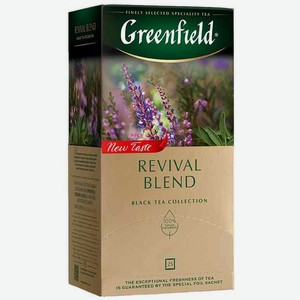 Чай чёрный Greenfield Revival Blend, 25×1,7 г
