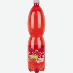 Напиток среднегазированный Magnesia Jahoda Red со вкусом клубники, 1,5 л