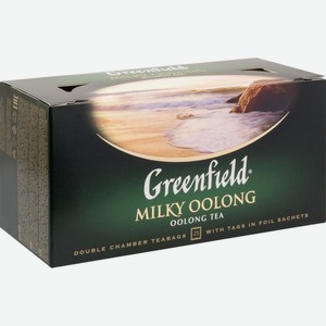 Чай зелёный Greenfield Milky Oolong китайский байховый, 25×2 г