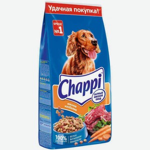 Сухой корм для собак Chappi с овощами и травами, 15 кг