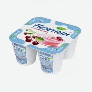 БЗМЖ Продукт йогуртный Кампина Нежный с соком вишни 1,2% 100гр