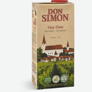 Вино Don Simon красное сухое, 1л Испания