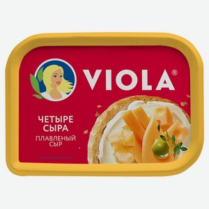Сыр плавленый четыре сыра Viola 50% БЗМЖ, 400 г