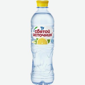 Вода питьевая Святой Источник Лимон негазированная 500мл