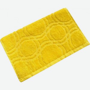 Полотенце махровое DM текстиль Opticum хлопок цвет: желтый, 30×70 см
