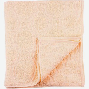 Полотенце махровое DM текстиль Opticum хлопок цвет: персиковый, 70×130 см