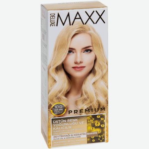 Крем-краска для волос Maxx Deluxe Premium 10.0 светлый блондин, 110 мл