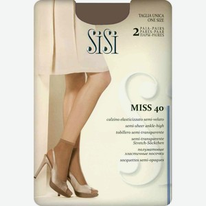 Носки женские SiSi Miss цвет: miele/телесный 40 den, 2 пары