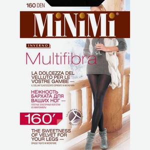Колготки женские MiNiMi Inverno Multifibra цвет: nero/чёрный, 160 den, 4 р-р