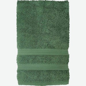 Полотенце махровое Глобус цвет: зелёно-серый, 30×70 см