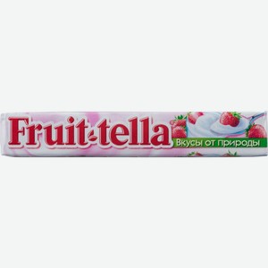 Конфеты жевательные Fruit-tella со вкусом Клубничного йогурта, 41 г