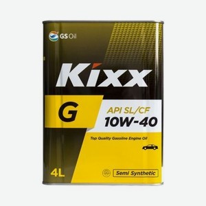 Моторное масло KIXX G, 10W-40, 4л, полусинтетическое [l531644te1]