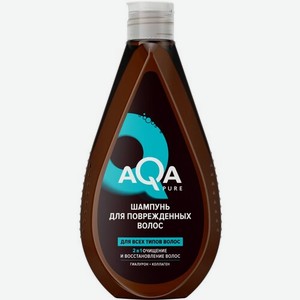 Шампунь AQA Pure для поврежденных волос, 400 мл
