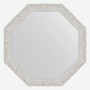 Зеркало в багетной раме Evoform чеканка белая 46 мм 48,2х48,2 см