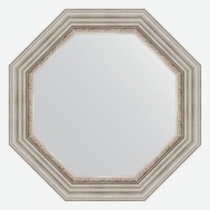 Зеркало в багетной раме Evoform римское серебро 88 мм 66,6х66,6 см