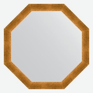 Зеркало в багетной раме Evoform травленое золото 59 мм 70,4х70,4 см