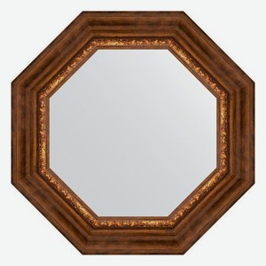 Зеркало в багетной раме Evoform римская бронза 88 мм 56,6х56,6 см