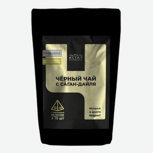 Чай Altay Superfood чёрный с саган дайля в пирамидках, 40 г