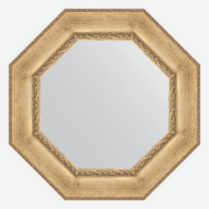 Зеркало в багетной раме Evoform состаренное серебро с орнаментом 120 мм 73х73 см