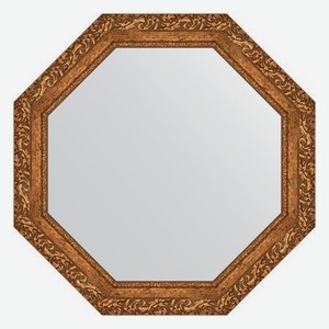 Зеркало в багетной раме Evoform виньетка бронзовая 85 мм 75,4х75,4 см