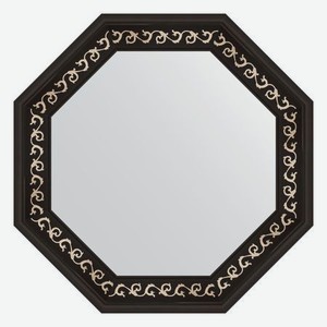 Зеркало в багетной раме Evoform черный ардеко 81 мм 65,0х65,0 см
