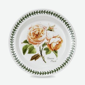 Тарелка десертная Portmeirion Ботанический сад розы тамора, персиковая роза 15 см