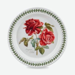 Тарелка обеденная Portmeirion Ботанический сад ароматное облако, красная роза 25 см