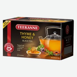 Чай черный Teekanne Тимьян, мед 20 пакетиков