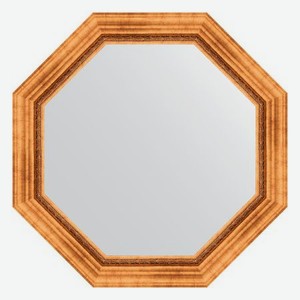 Зеркало в багетной раме Evoform римское золото 88 мм 76,6х76,6 см