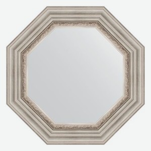 Зеркало в багетной раме Evoform римское серебро 88 мм 56,6х56,6 см